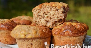 Gesztenyés almás muffin – paleo