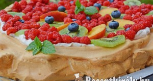 Kókuszkrémes Pavlova