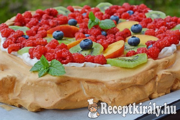 Kókuszkrémes Pavlova