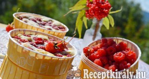 Krémes málnás mini pite – paleo