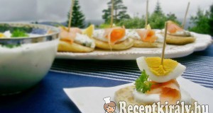 Lazacos blini falatok