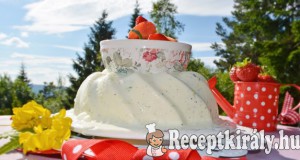 Lime-os vaníliás joghurt sorbet
