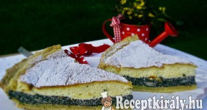 Német tejfölös mákos pite