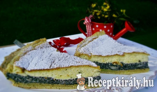 Német tejfölös mákos pite
