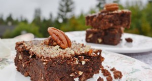 Pekándiós paleo brownie