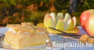 Pudingos habos rácsos almás pite