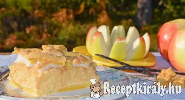 Pudingos habos rácsos almás pite