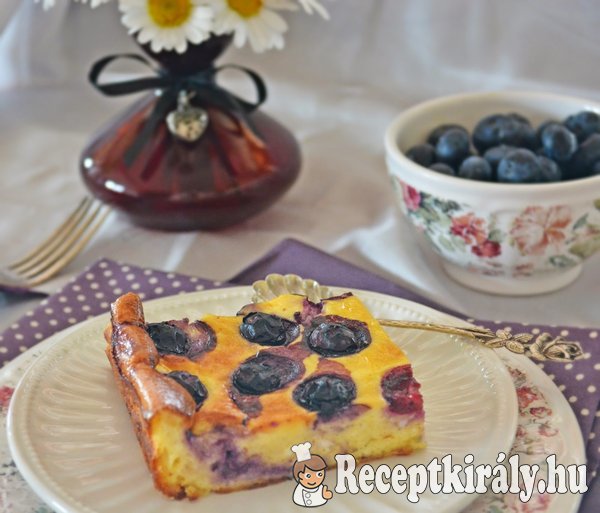 Alj nélküli túrós áfonyával - paleo
