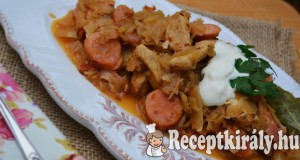 Almás savanyú káposztás serpenyős csirke