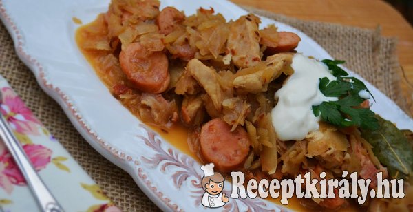 Almás savanyú káposztás serpenyős csirke