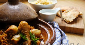 Csirke tagine, kuszkusz és kamut körettel