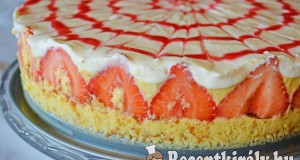 Epres vaníliakrémes torta – paleo