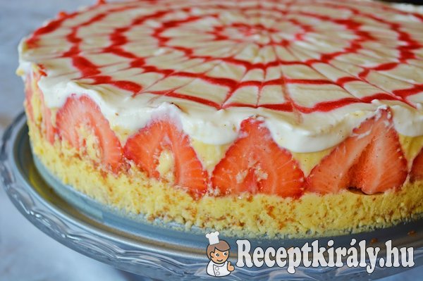 Epres vaníliakrémes torta - paleo