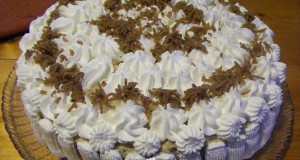 Gesztenyés-diós torta