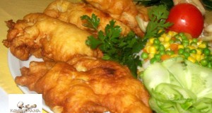 Lángos tésztába bújt csirkemell
