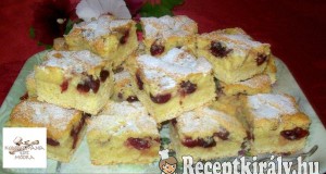 Mascarpones meggykrémes pite