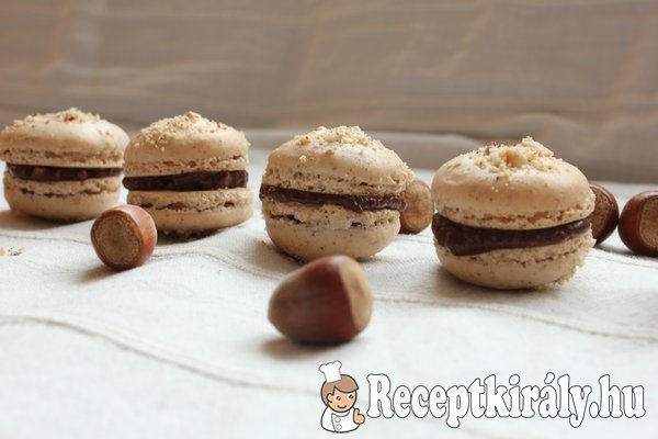 Mogyorókrémes macaron