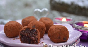 Nyers brownie falatok – paleo