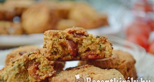 Pizzás pogácsa – paleo
