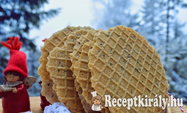 Ropogós szezámmagos ostya - paleo