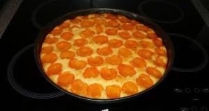 Sárgabarackos grízes pite