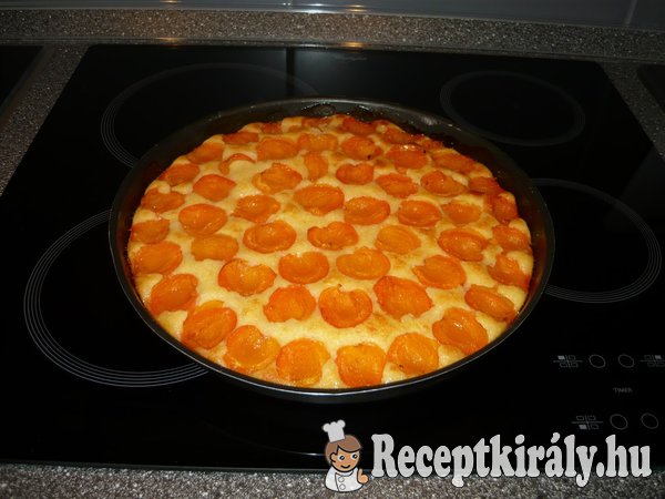 Sárgabarackos grízes pite