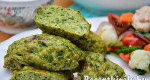 Spenótos túrós csibefasírt – paleo