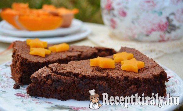 Sütőtökös gesztenyés csokitorta - paleo