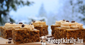 Sütőtökös kávés kocka – paleo