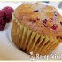 Szedres-málnás muffin