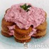 Zabkekszes-málnahabos torta