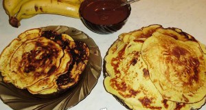 Banános amerikai palacsinta