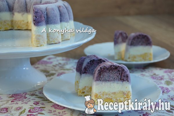 Gyümölcsös jégkrém torta