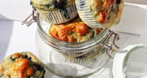 Kék áfonyás protein muffin