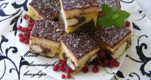 Kókuszgolyó szelet