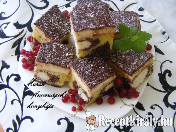 Kókuszgolyó szelet