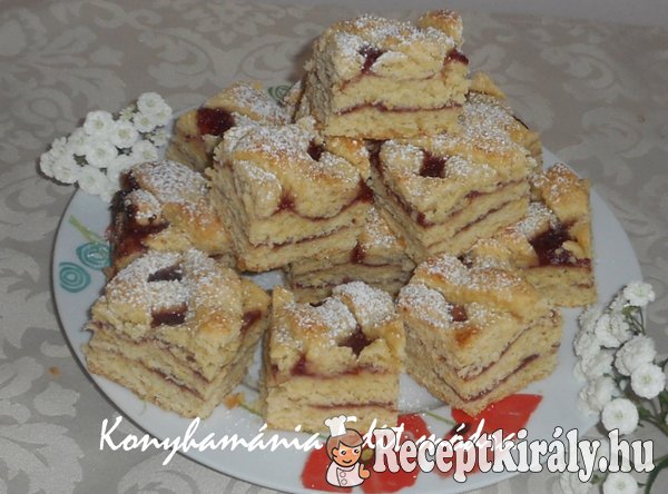 Lekváros-mandulás linzer