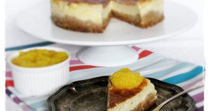Mangós kókuszos sajttorta