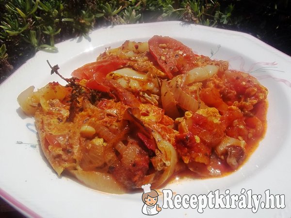 Piperade - francia lecsó tojással
