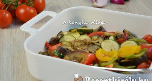 Ratatouille tepsiben sütve