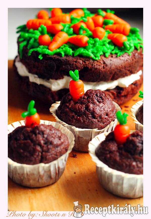 Tavaszi répatorta és muffin