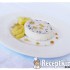 Vaníliás panna cotta mézes őszibarackkal