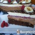 Málnás csokimousse torta
