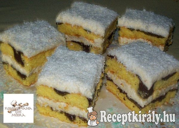Tarka kókuszos sütemény