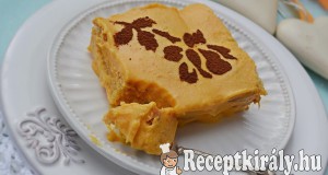 Narancsos sütőtök mousse babapiskótával – paleo