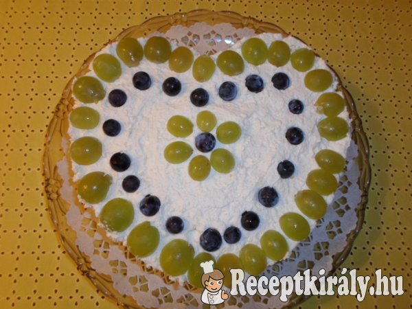 Szőlős mascarpone torta