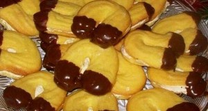 Marcipánkrémes vaníliás patkó