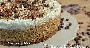Mogyorós kávés torta
