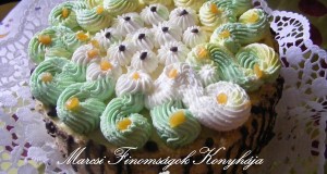 Négykrémes torta