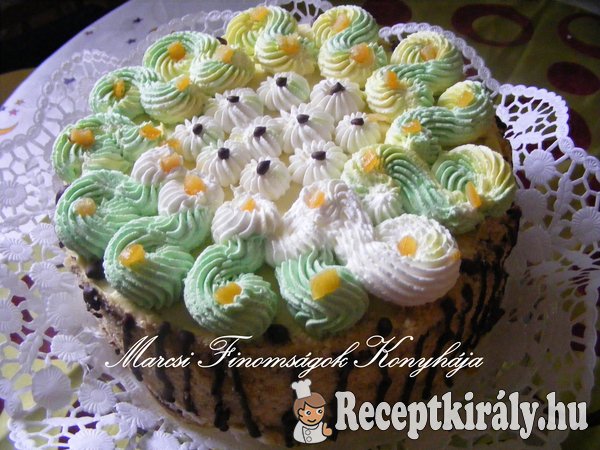 Négykrémes torta